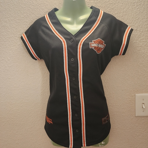 Harley davidson womens jersey - Picture 1 of 5